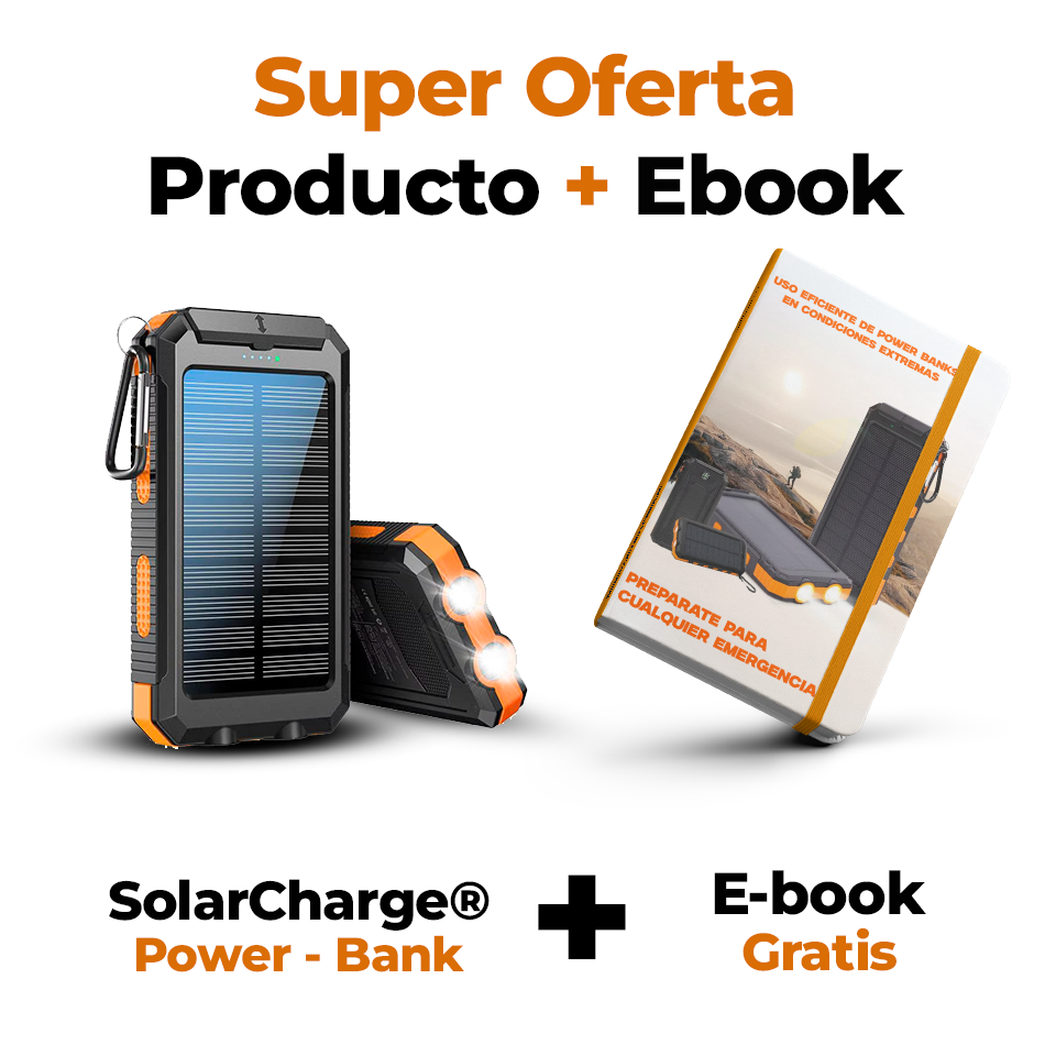 Power Bank SolarCharge® + eBook Gratis🎁