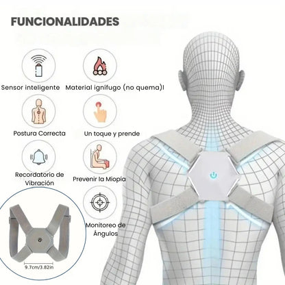 Corrector de Postura con Sensor BackSense®